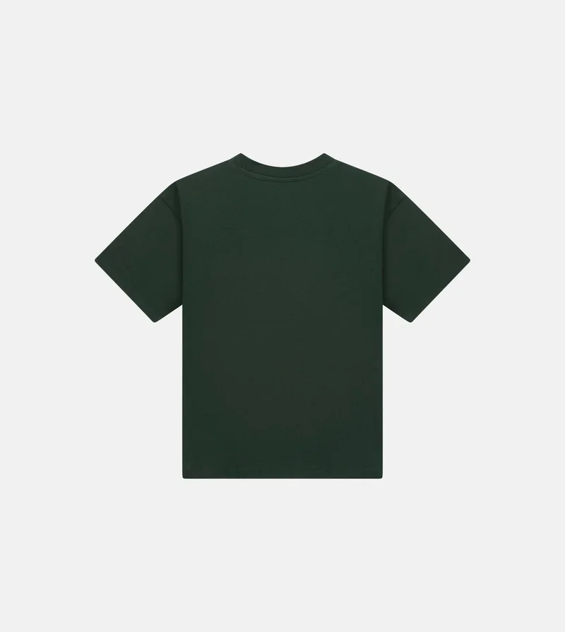 F5 Girls Oversized Embroidered T-Shirt - Green